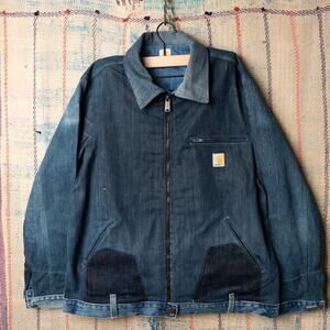 Custom upcycled carhartt detroit jacket